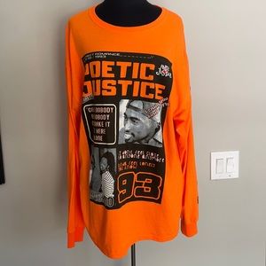 oversized poetic justice shirt